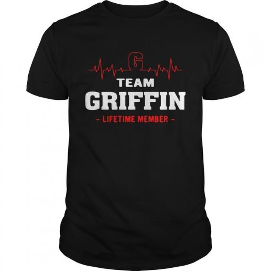 Guys Team Griffin lifetime member shirt
