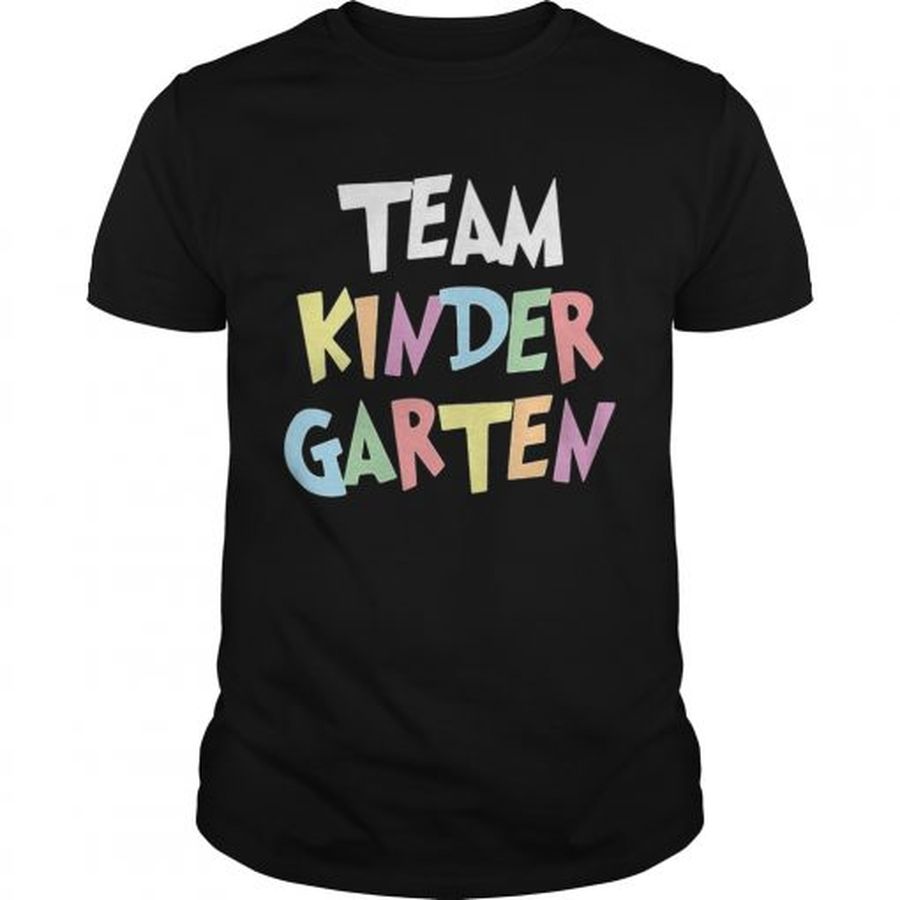 Guys Team Kindergarten shirt