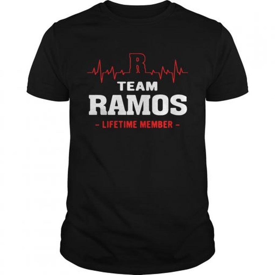 Guys Team Ramos lifetime member shirt