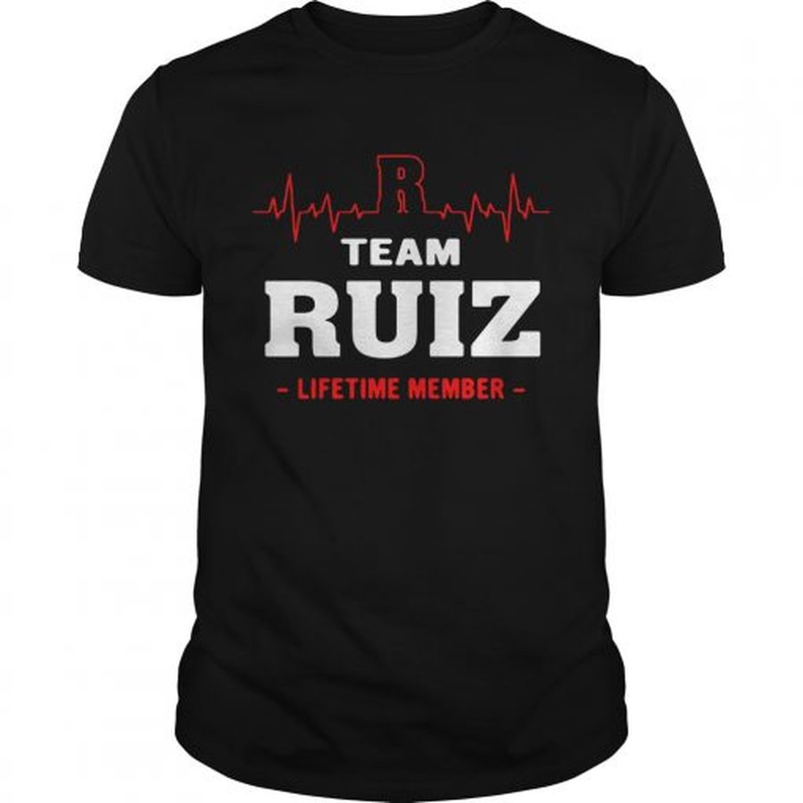 Guys Team Ruiz lifetime member shirt