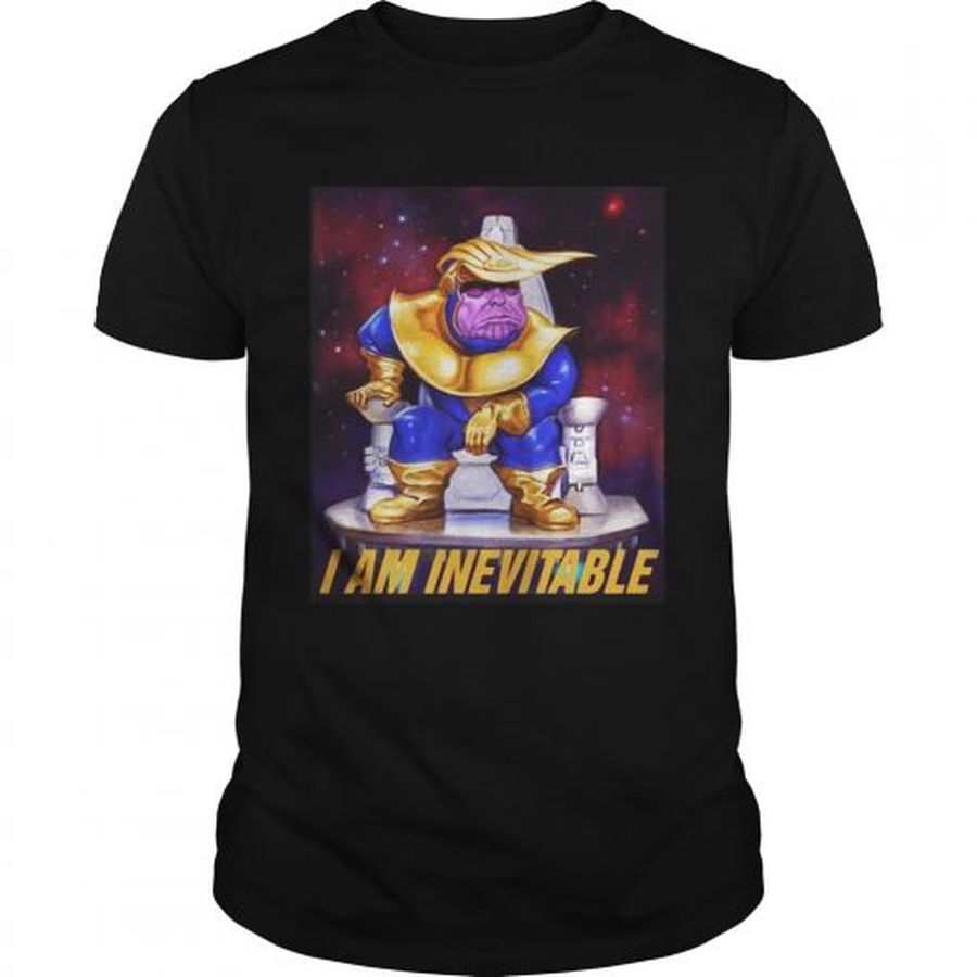 Guys Thanos Trump I am inevitable shirt