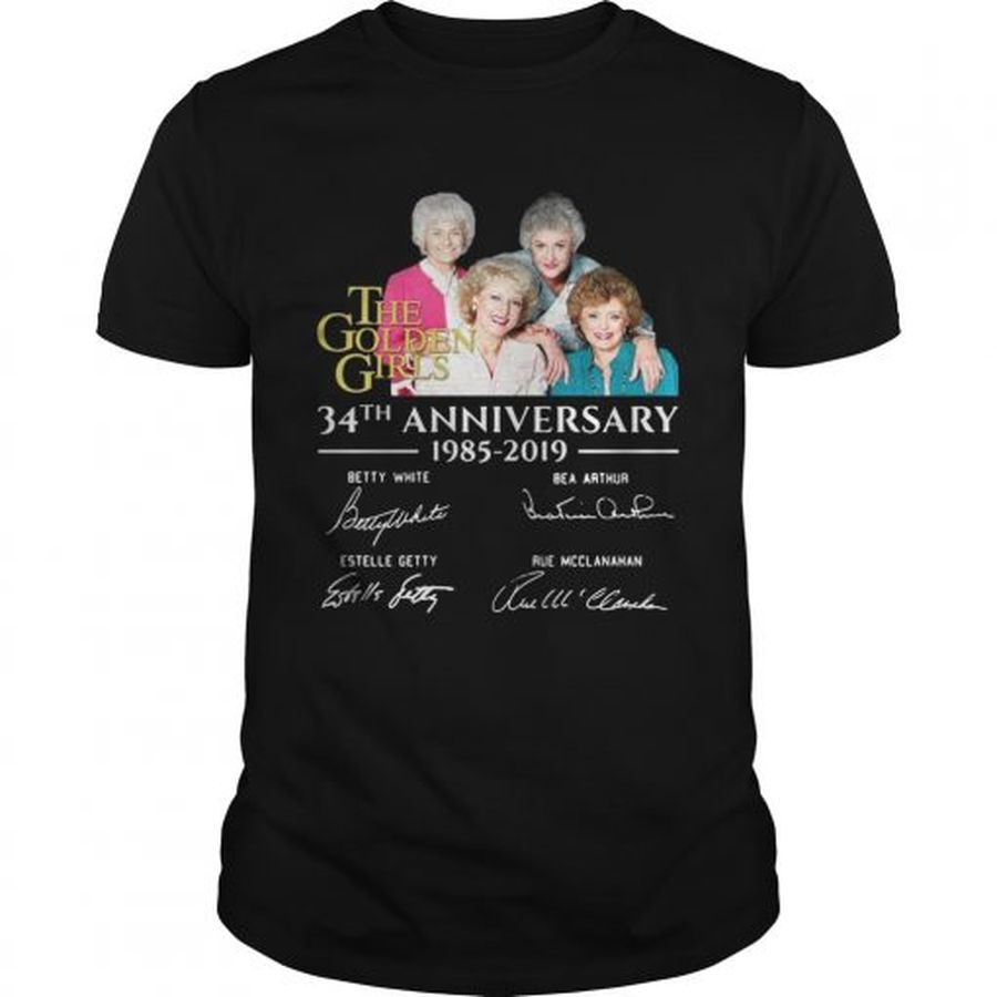 Guys The golden girls 34th anniversary 19852019 shirt