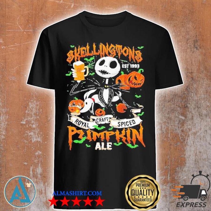 Halloween Jack Skellington Pumpkin Ale Shirt