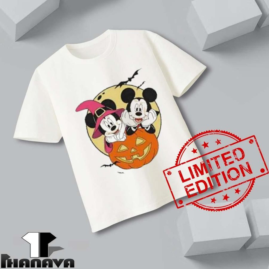 Halloween Pumpkin Mickey Mouse Trick Or Treat Spooky Vibes Shirt