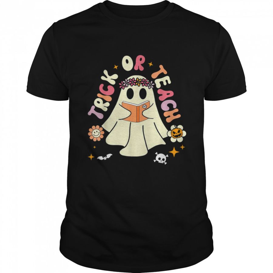 Halloween Shirts For Women Costume Trick Or Teach Halloween Teacher T Shirt