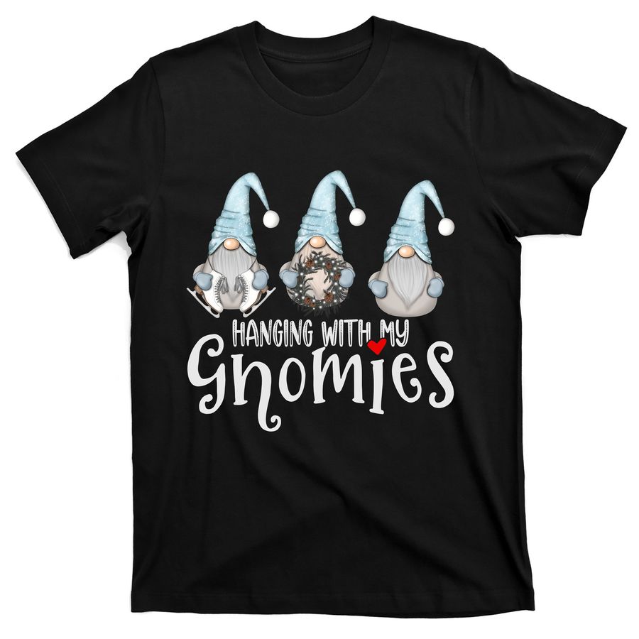 Hanging With Gnomies Gnome Merry Christmas Cute Gnomes Pajamas T-Shirts - 2211