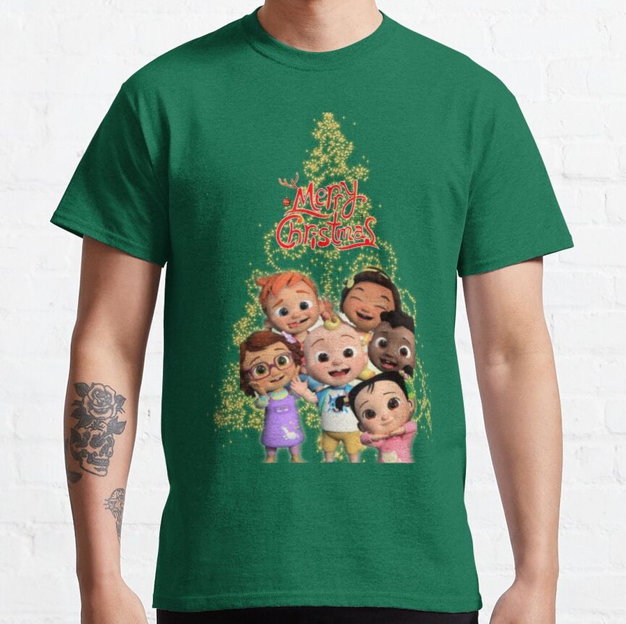 Happy Kids Celebrate Christmas Classic T-Shirt