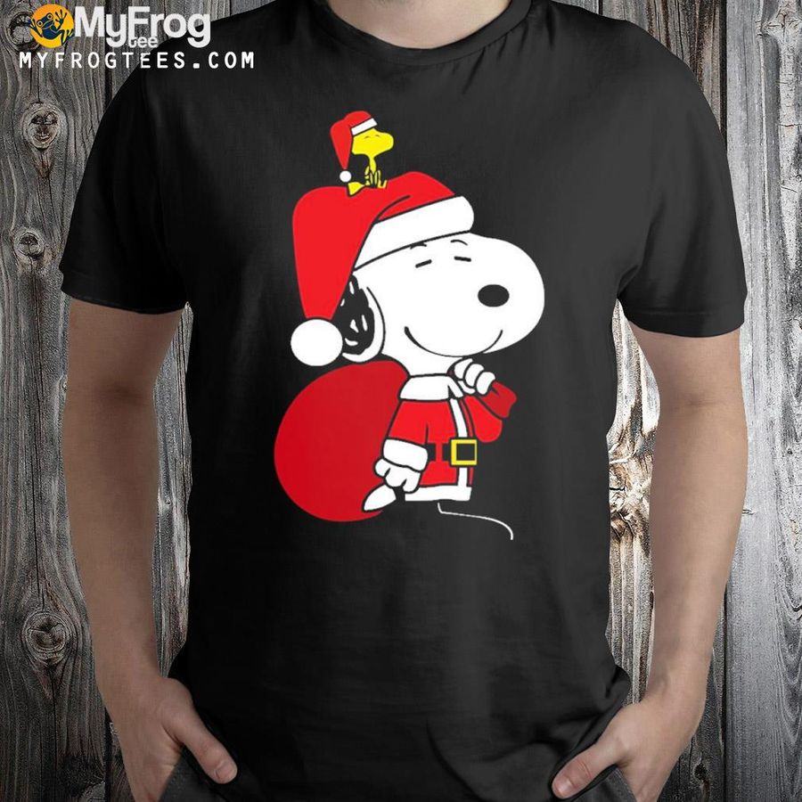 Happy Snoopy Christmas santa claus shirt
