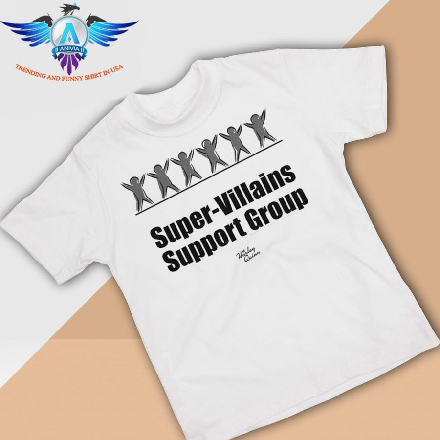 Harley Quinn Super Villains Support Group shirt