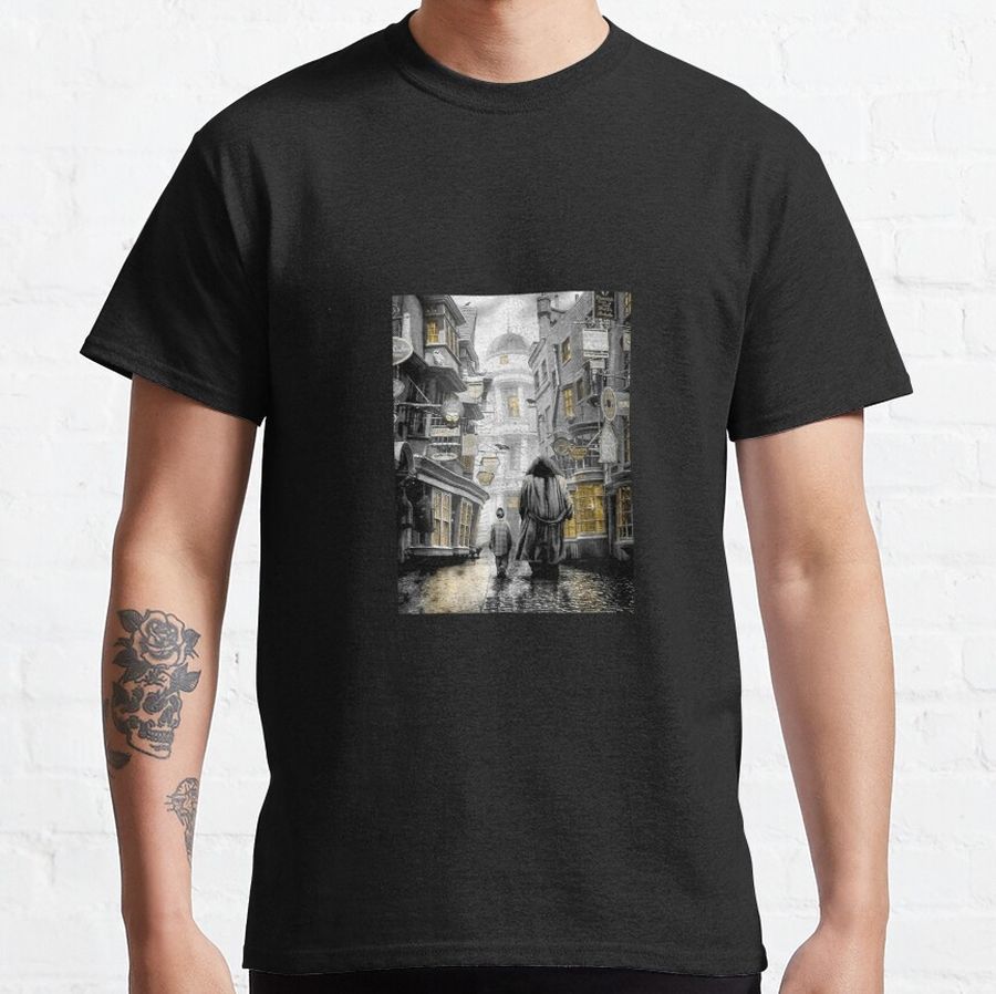 Harry diagon alley road Classic T-Shirt