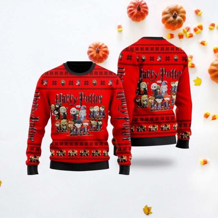Harry Potter Characters Ugly Sweater