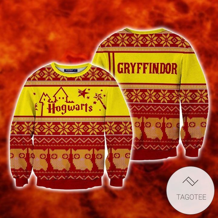 Harry Potter Gryffindor Hogwarts Christmas For Fans Ugly Sweater