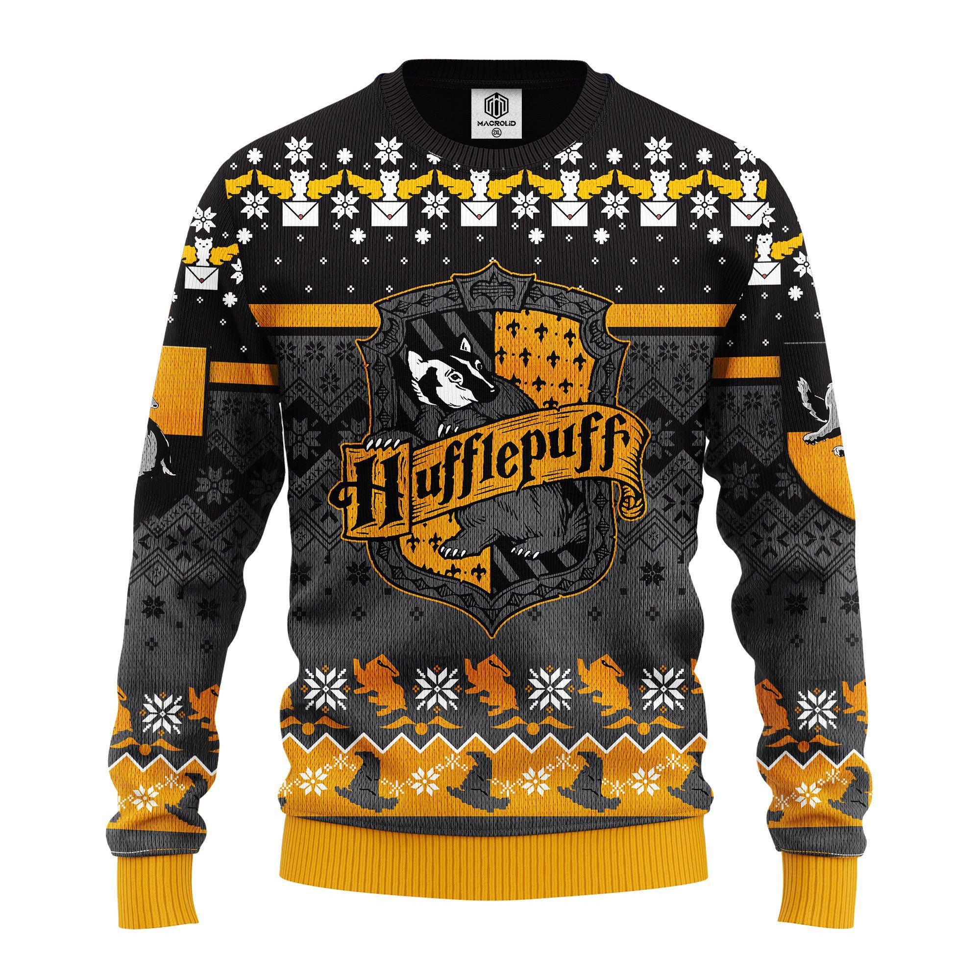 Harry Potter Hufflepuff Ugly Sweater