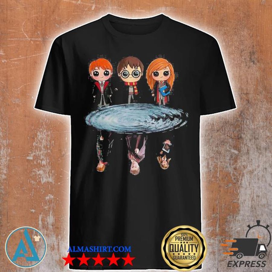 Harry Potter Ron Weasley And Hermione Reflection Water Shirt