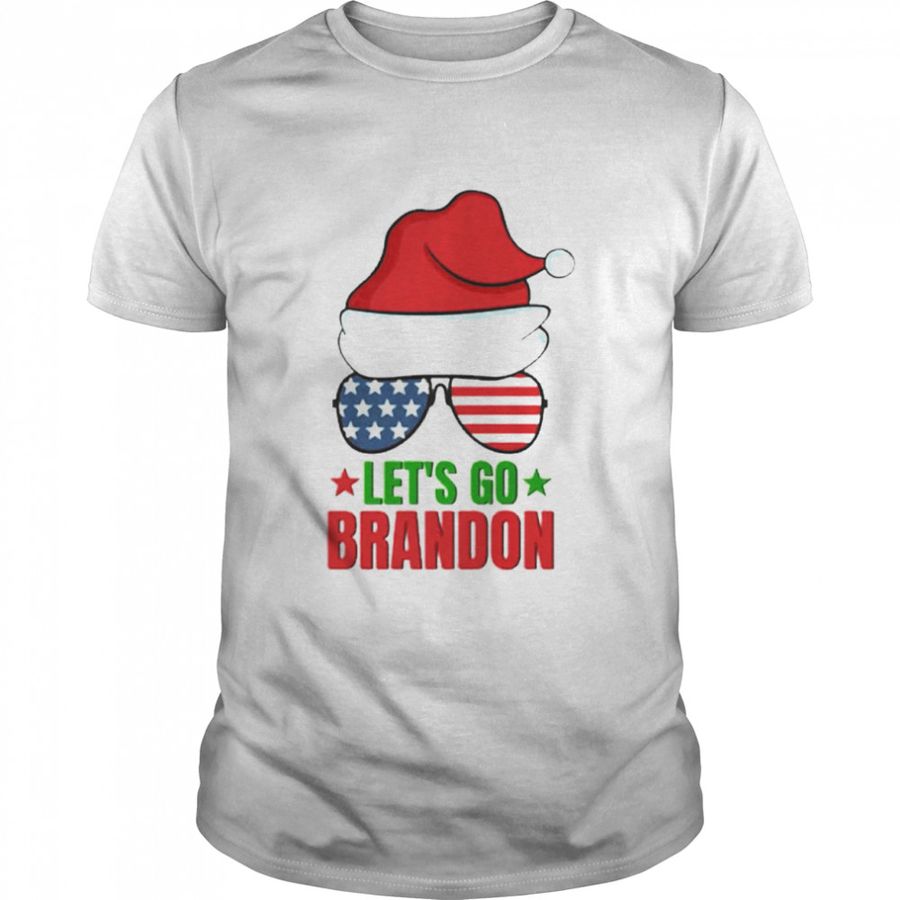 hat Santa let’s go brandon shirt