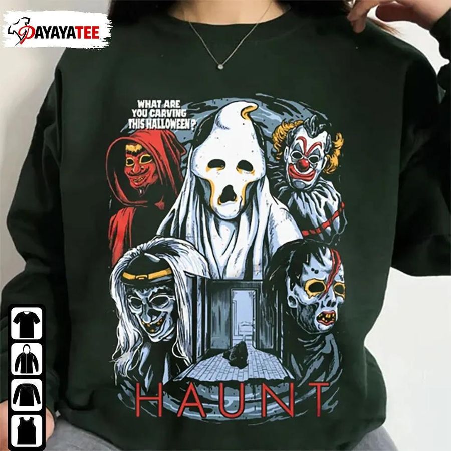 Haunt What Are You Carving Shirt Scary Movie Horror Halloween