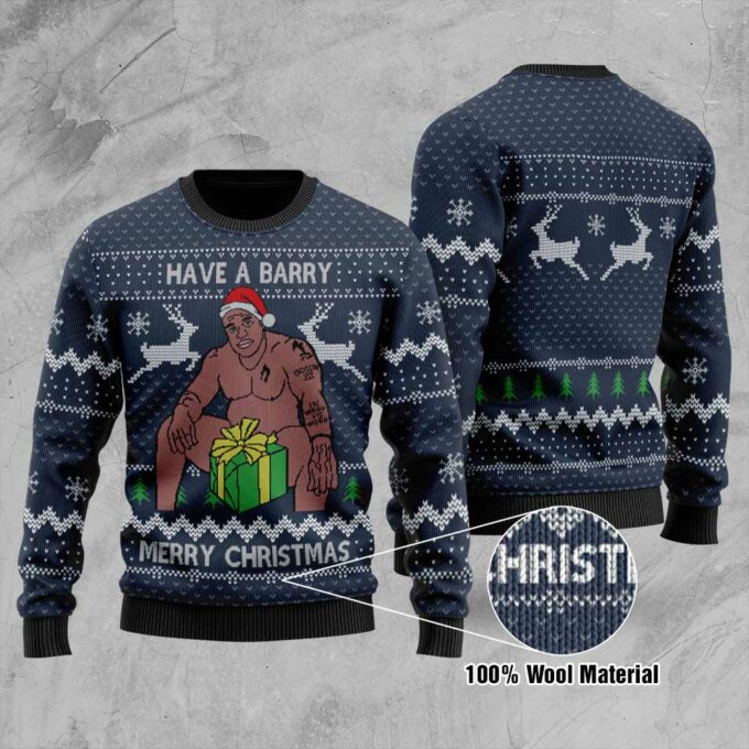 Have A Barry Merry Christmas Ugly Sweater
