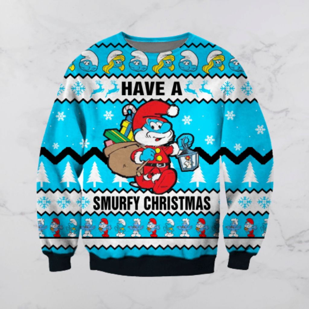 Have Smurfy Ugly Sweater
