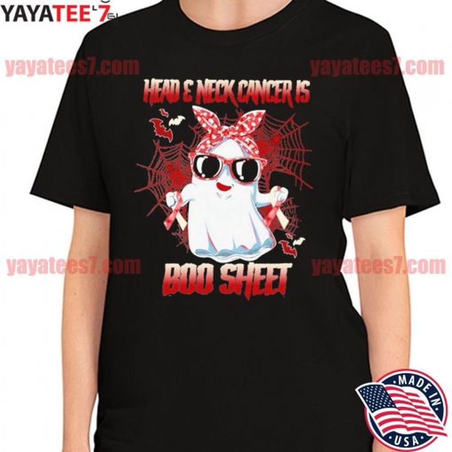 Head And Neck Cancer Is Boo Sheet Happy Halloween Shirt
