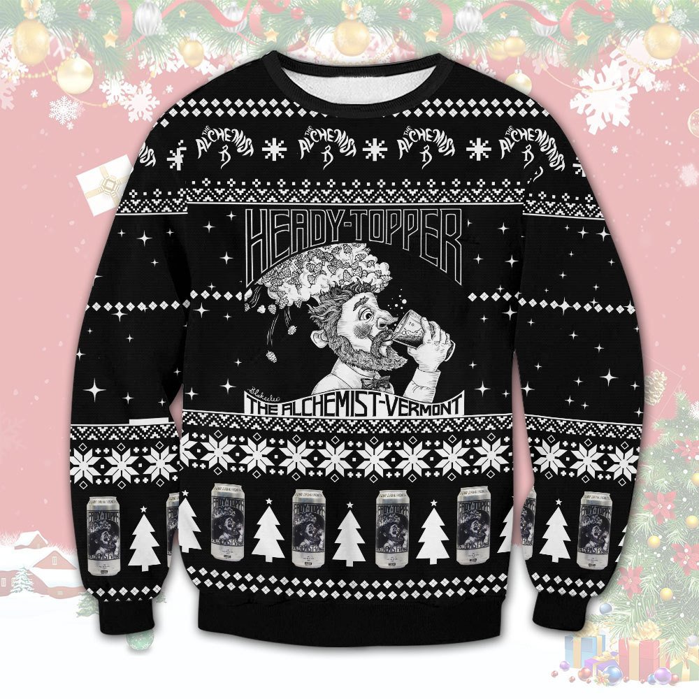 Heady Topper Alchemist Beer Ugly Sweater