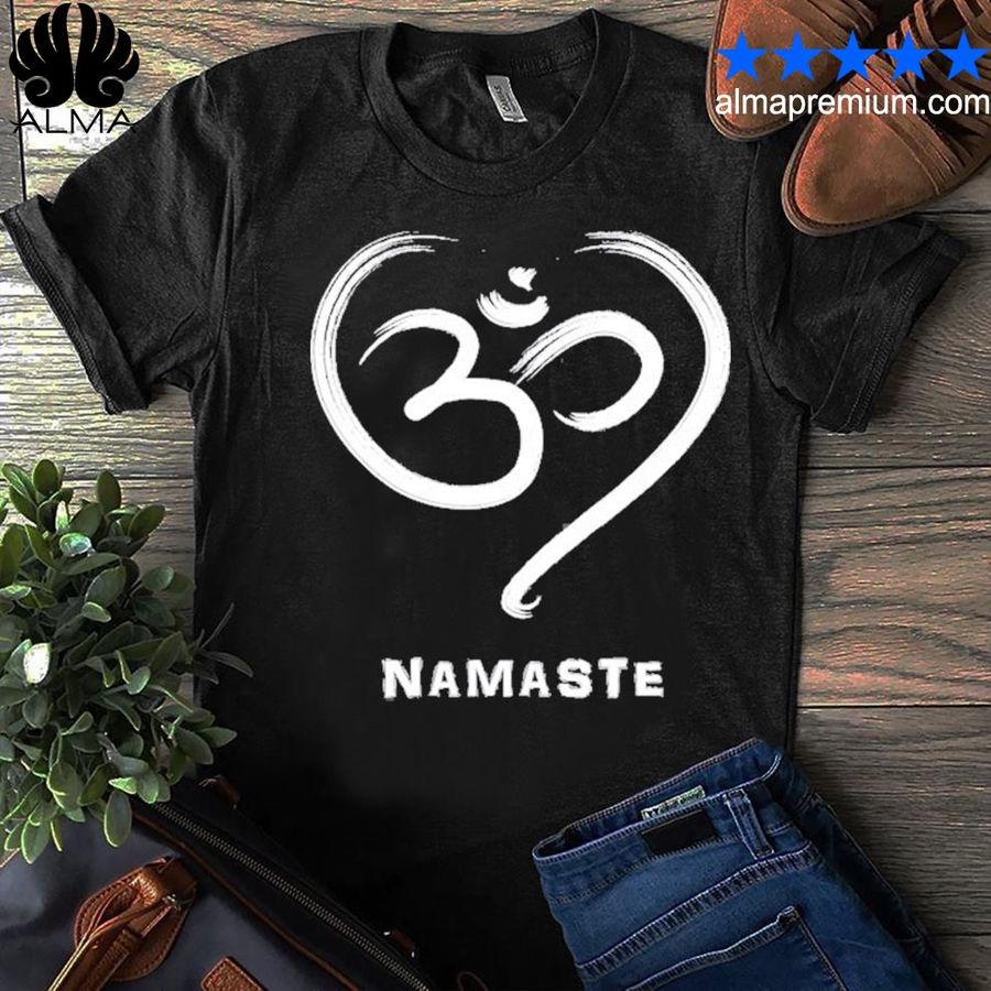 Heart Om Symbol Namaste Spiritual Shirt