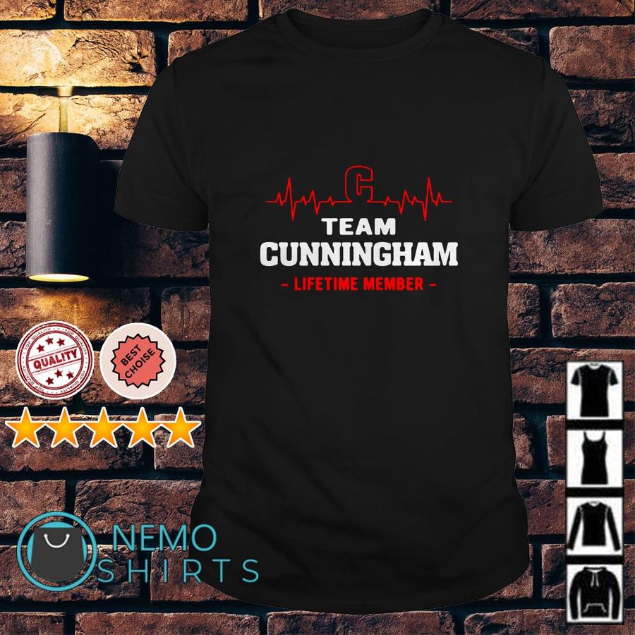 Heartbeat C Team Cunningham Lifetime Member Shirt