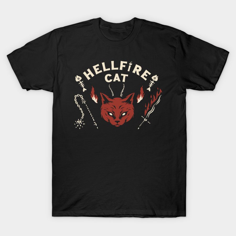 Hellfire Cat T Shirt, Hoodie, Sweatshirt, Long Sleeve