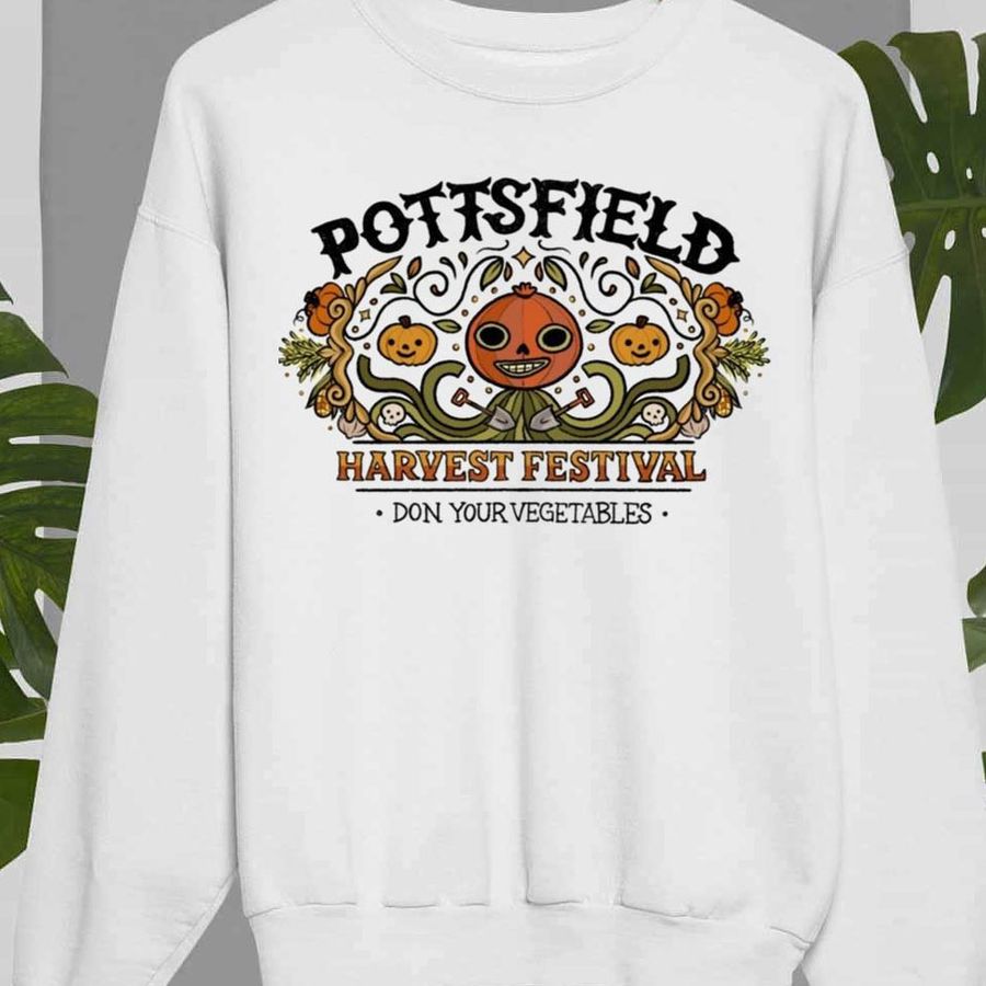 Hello Autumn Pottsfield Harvest Festival Don Your Vegetables Over The Garden Wall Shirt