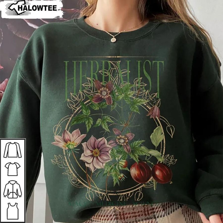 Herbology Plants Sweatshirt Shirt Botanical Gardening Plant Lover Gift