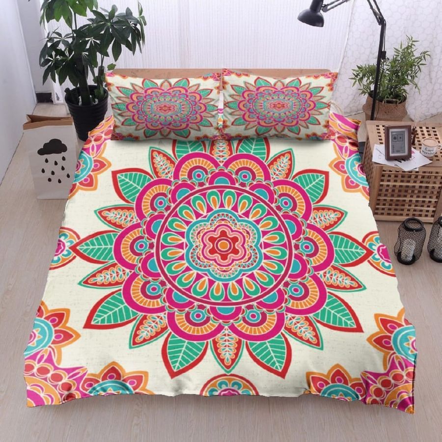 Hippie Flower For Good Nights Bedding Set Duvet Cover Set