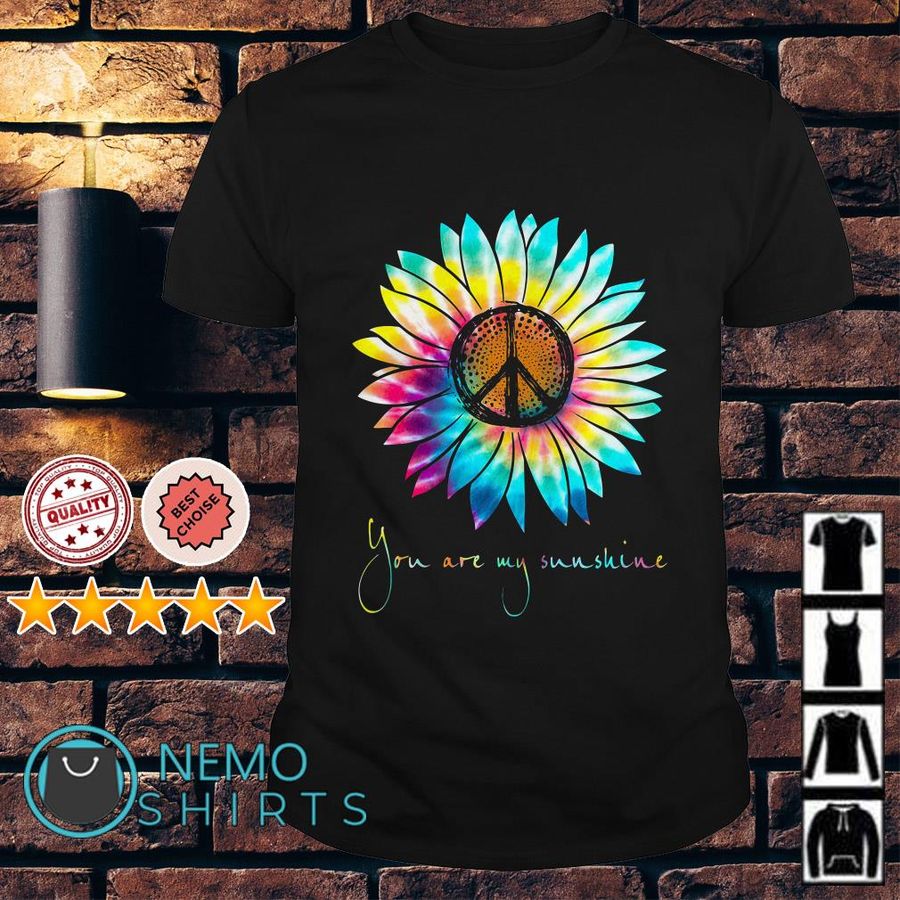 Hippie Sunflower You Are My Sunshine Shirt