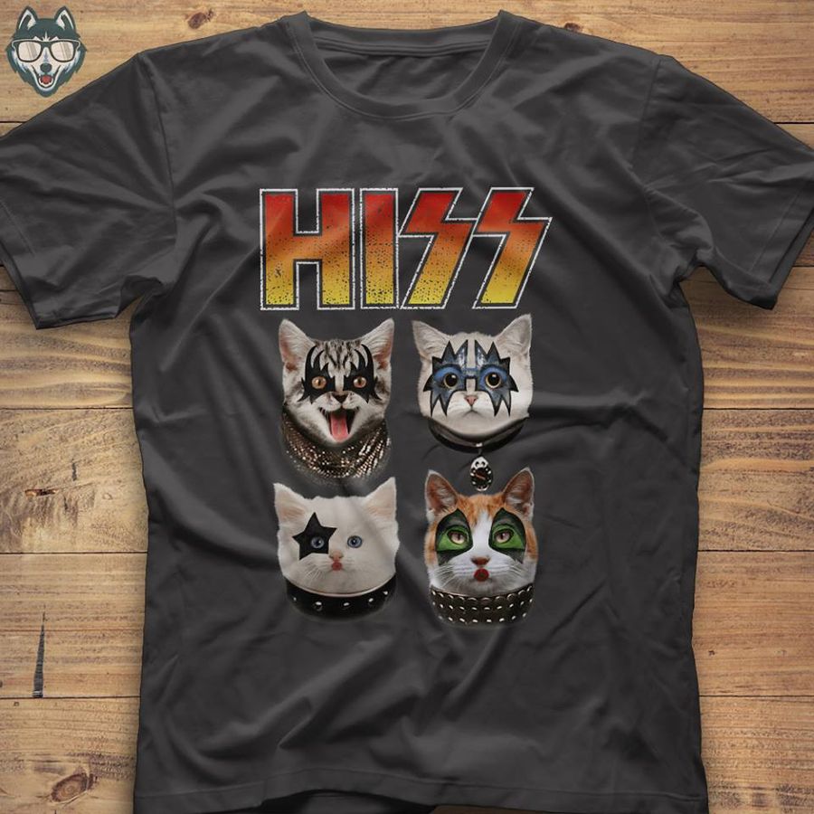 Hiss Cat Kiss Band Shirt
