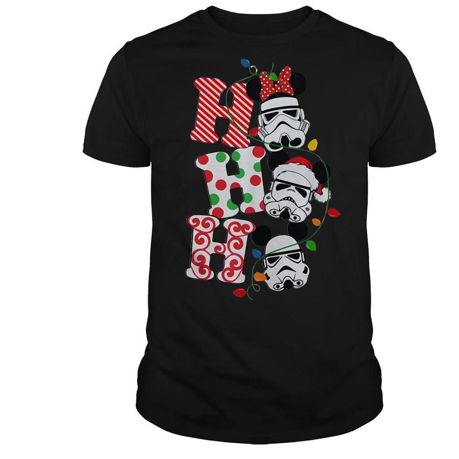 Ho Ho Ho Mickey Vader Star Wars Christmas Shirt