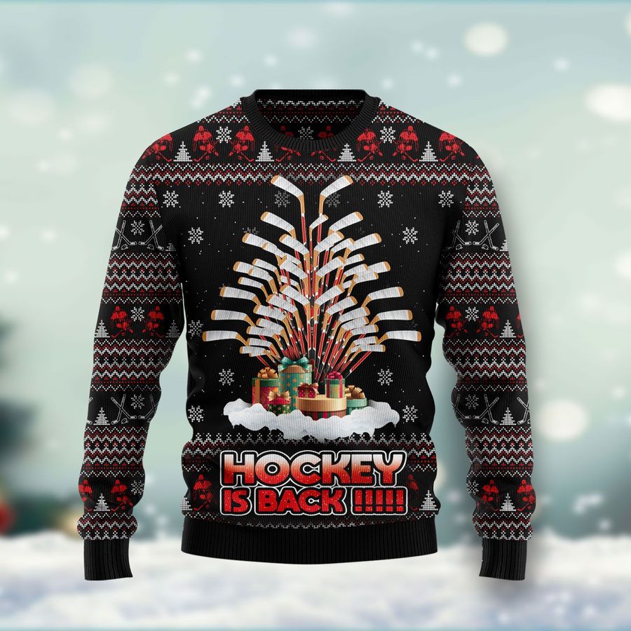 Hockey Is Back Ugly Sweater