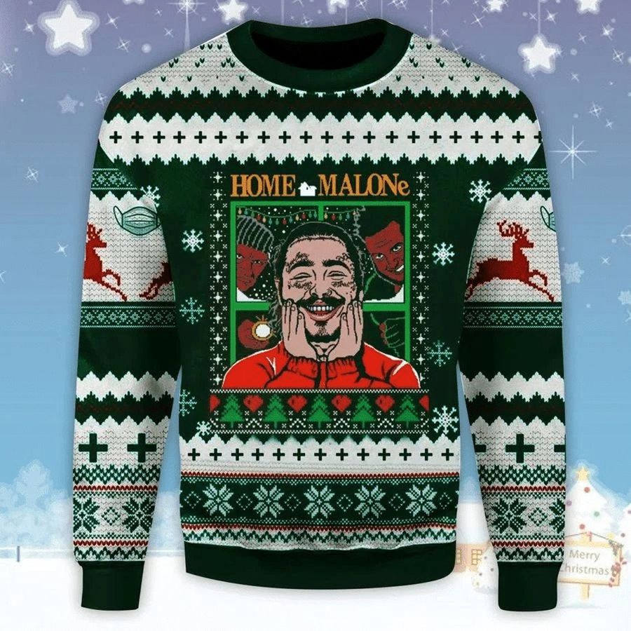 Home Malone Ugly Sweater