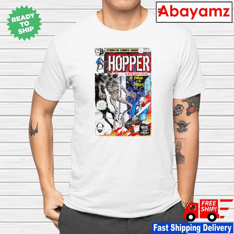 Hopper the American Stranger Comics shirt