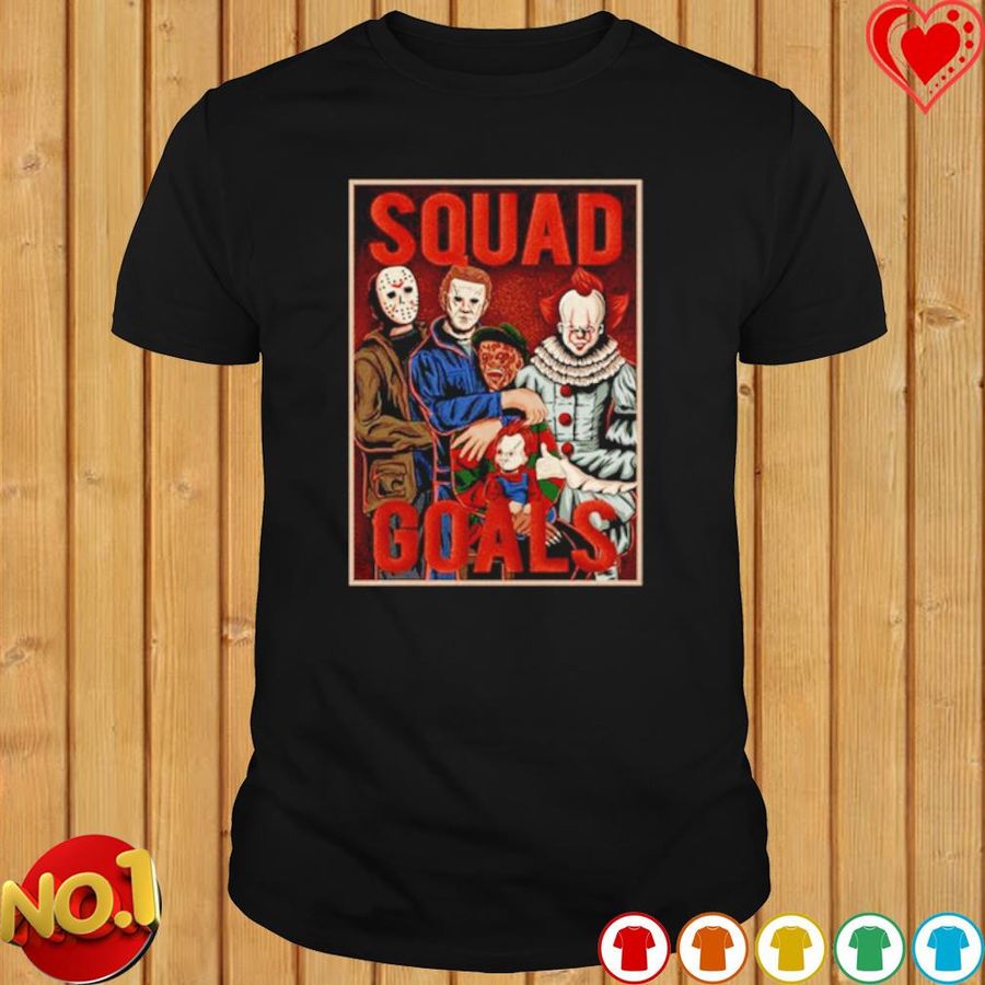 Horror Characters Squad Goals Shirt