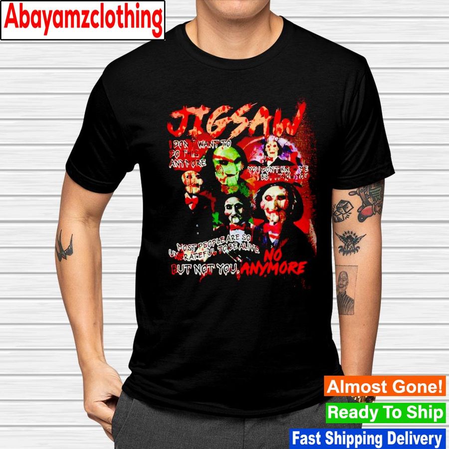 Horror Movie Halloween Jigsaw shirt
