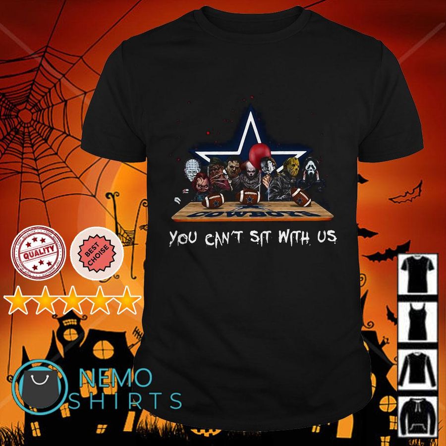 Horror Movies Characters You Can Sit With US Dallas Cowboys Shirt