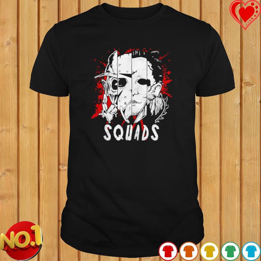 Horror Squads Freddy Jason Michael Myers And Leather Shirt
