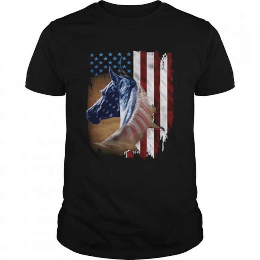 Horse American Flag 4Th Of July  Unisex