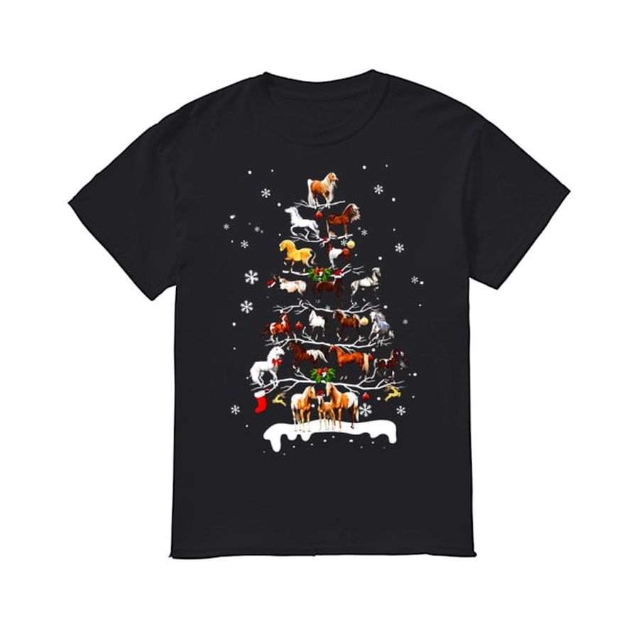Horse Christmas Tree Shirt