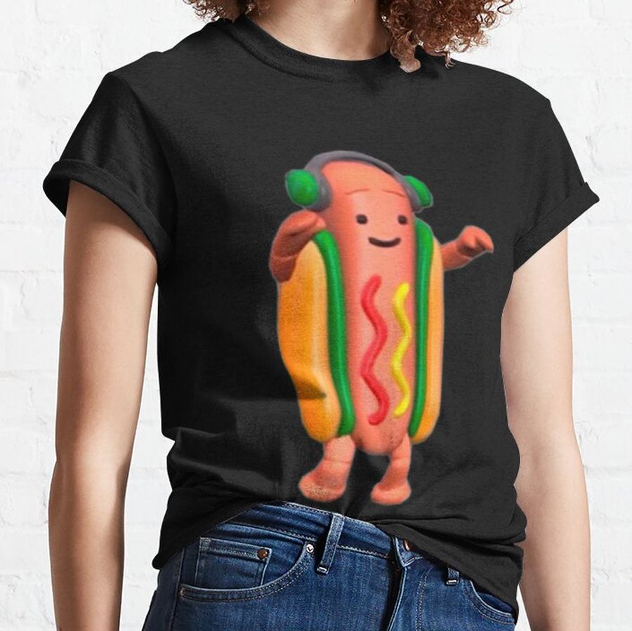 Hot Dog Meme   Classic T-Shirt