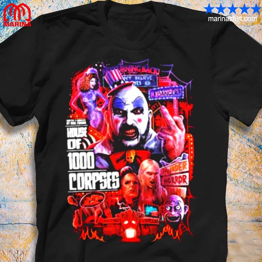 House Of 1000 Corpses Theres No Turning Back Zombie Shirt