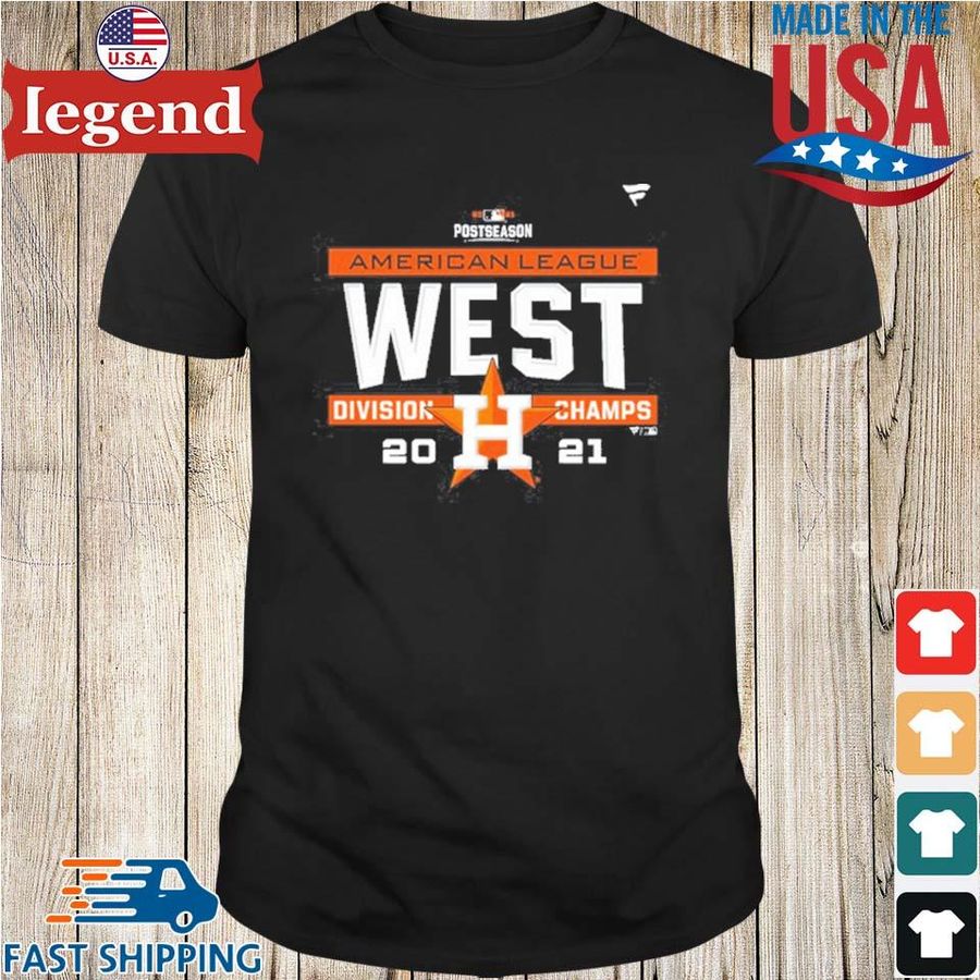 Houston Astros 2021 Postseason American League West Champions Shirt