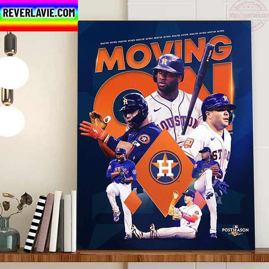 Houston Astros Complete The Sweep Clinched 2022 MLB Postseason Home Decor Poster Canvas