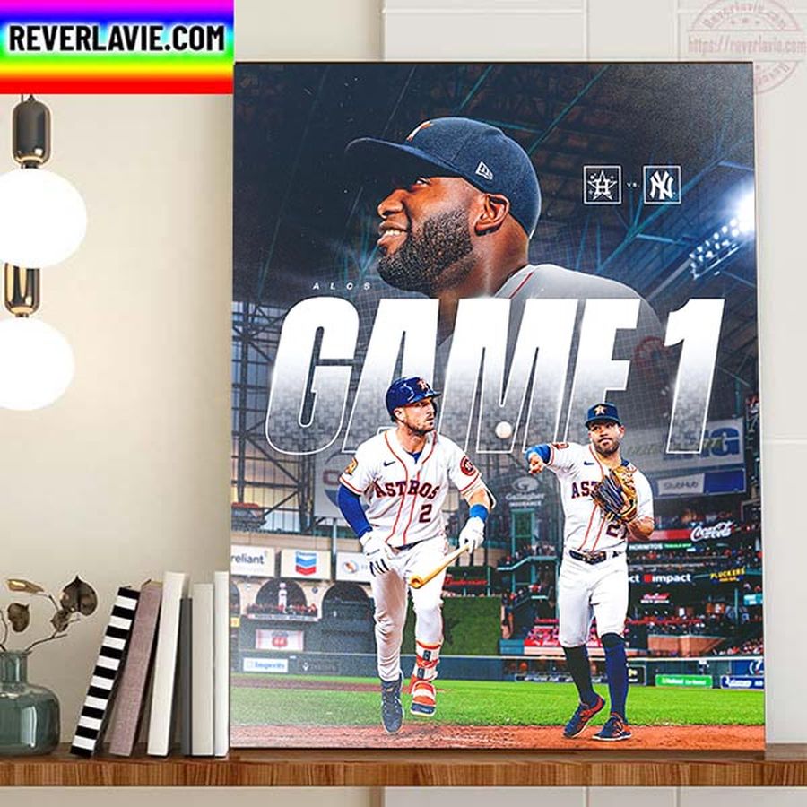 Houston Astros Vs New York Yankees Game 1 In MLB ALCS 2022 Home Decor Poster Canvas