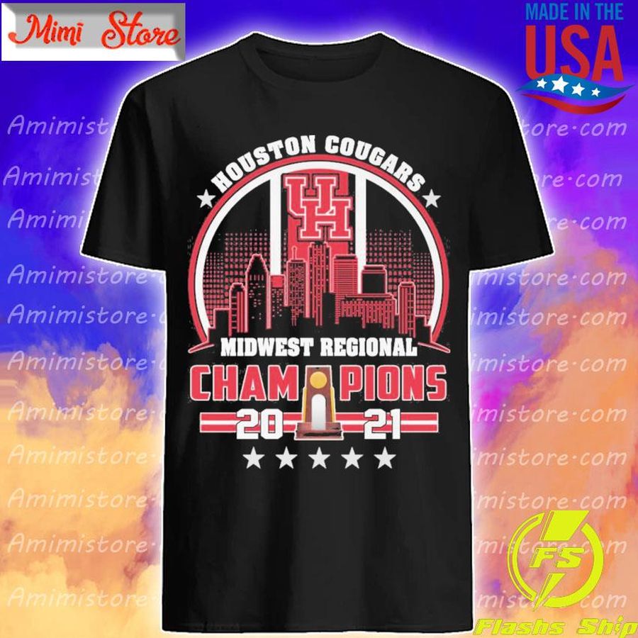 Houston Cougars Midwest Regional Champions 2021 Shirt