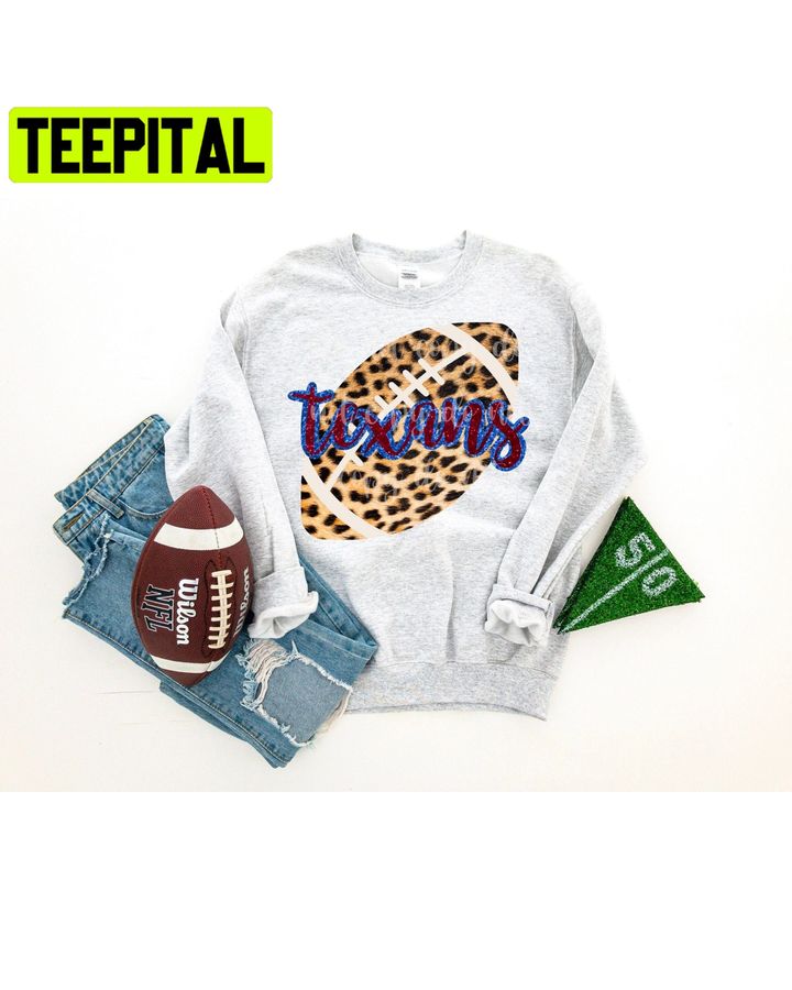 Houston Texans Cheetah Football Nfl Football Trending Unisex T-Shirt