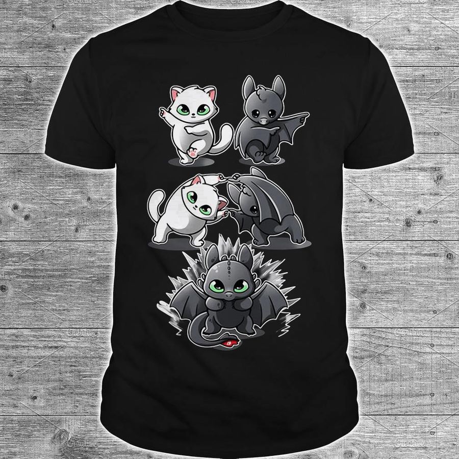 How To Train Your Dragon Cat Fusion Bat Toothless Shirt